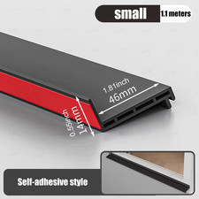 1.1M Window Water Blocking Bar TPE Cold-Resistant Windproof Waterproof Sliding W