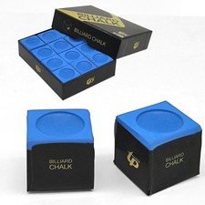 Pool Chalk Cubes Pool Table Accessories for Billiard Table Blue