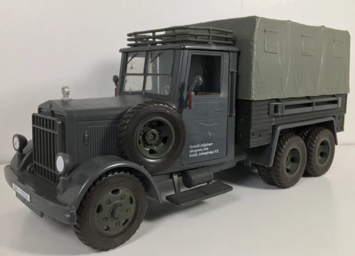 GERMAN MILITARY CARGO TRUCK HASBRO INDIANA JONES 1:18 GI JOE RAIDERS LOST ARK