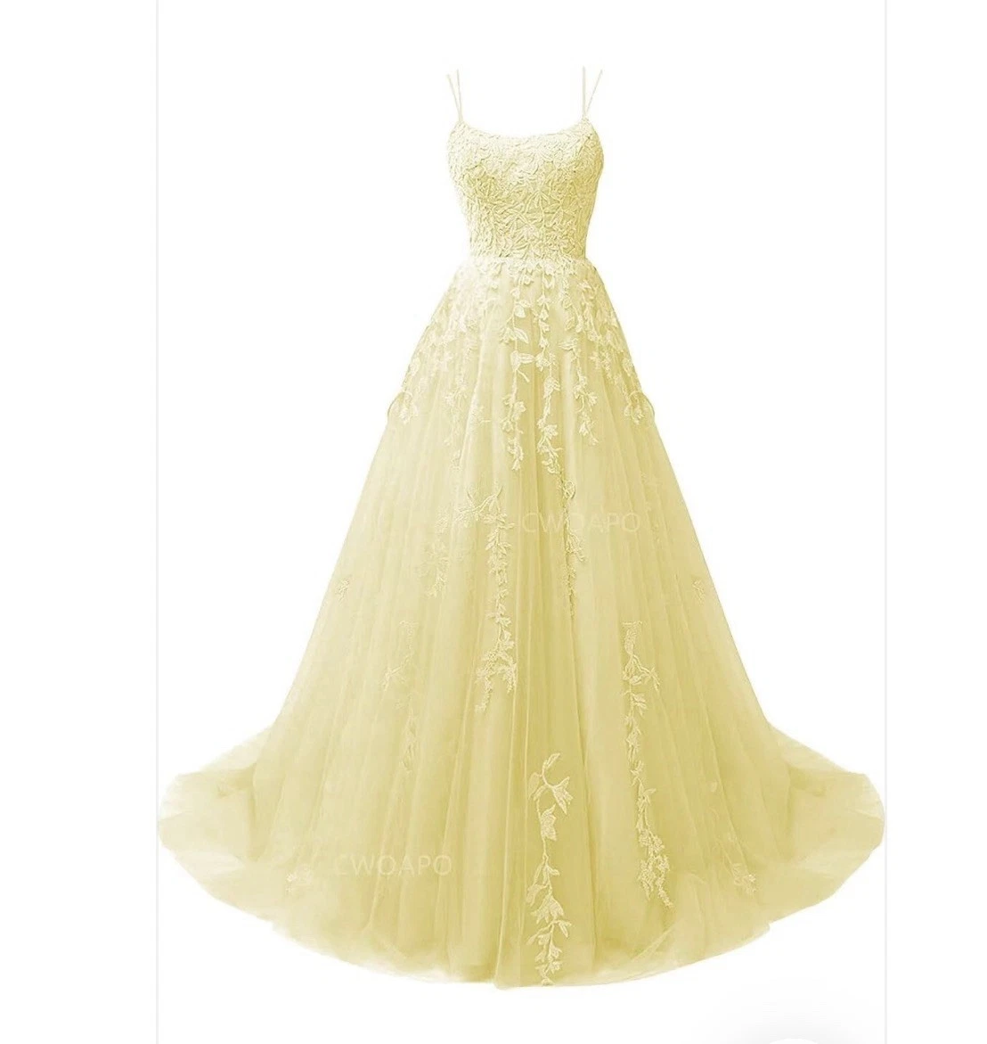 bridesmaid dresses modcloth Yellow Tulle Glitter Ballgown main image 1