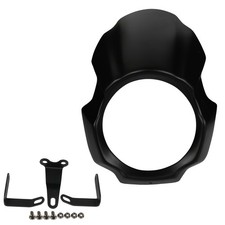 Headlight Cowl Cover Enveloping Motorcycle Headlight Cowl Molded for Riders