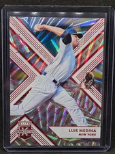 2018 Panini Elite Extra Edition Baseball Luis Medina Red Aspiration 102/150 #161