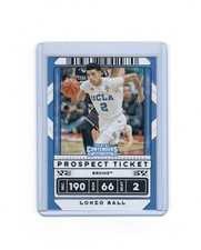 2020 Panini Contenders Draft Picks Blue Foil Game Ticket Lonzo Ball