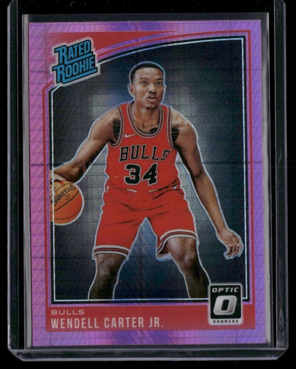 2018-19 Donruss Optic #170 Wendell Carter Jr. Hyper Pink Rookie Rc Prizm