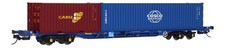 R60132 Hornby OO Gauge  KFAContainer Wagon  - Kadees  (Pre-Owned)