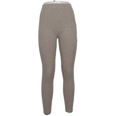 Shein, Leggings, Größe: 36, Beige, Rippenstrick, Damen #DjB
