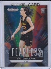 CAITLIN CLARK ROOKIE CARD 2023 Draft Picks Indiana Fever Iowa FEARLESS WNBA RC!