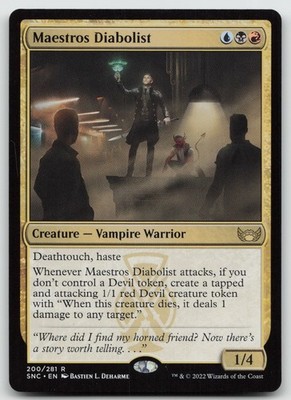 Maestros Diabolist Streets of New Capenna Regular