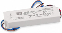 Led Netzteil Trafo Mean Well LPV-60-12 Schaltnetzteil, 12V / 5A / 60W IP67 Led T