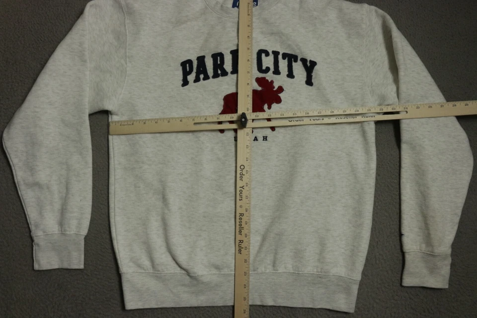 Suéter azul 84 Park City para hombre gris medio esquí Foto 4 de 4