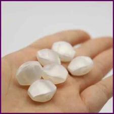 Set of 6 White Pearl Tuning Key Guitar Tuners Machine Head Buttons Small Square