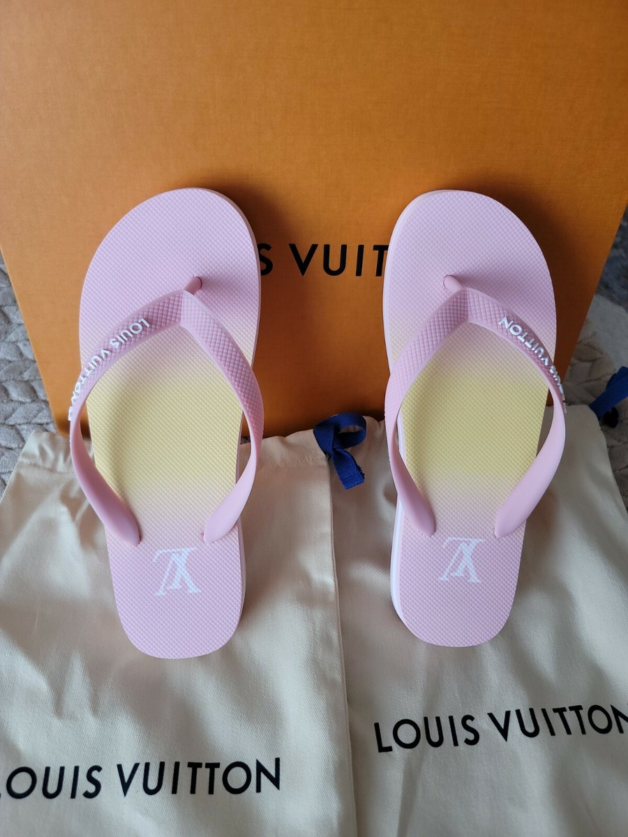 Louis Vuitton ピンク サンダル 37 LOUIS VUITTON（ルイヴィトン）サンダル ピンク サイズ:37 1/2