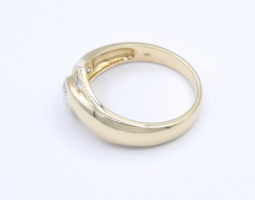 Damenring 585er 14 Karat mit Diamanten ca. 0.90 ct. / 58 (18,4 mm Ø) - Bild 7 von 7