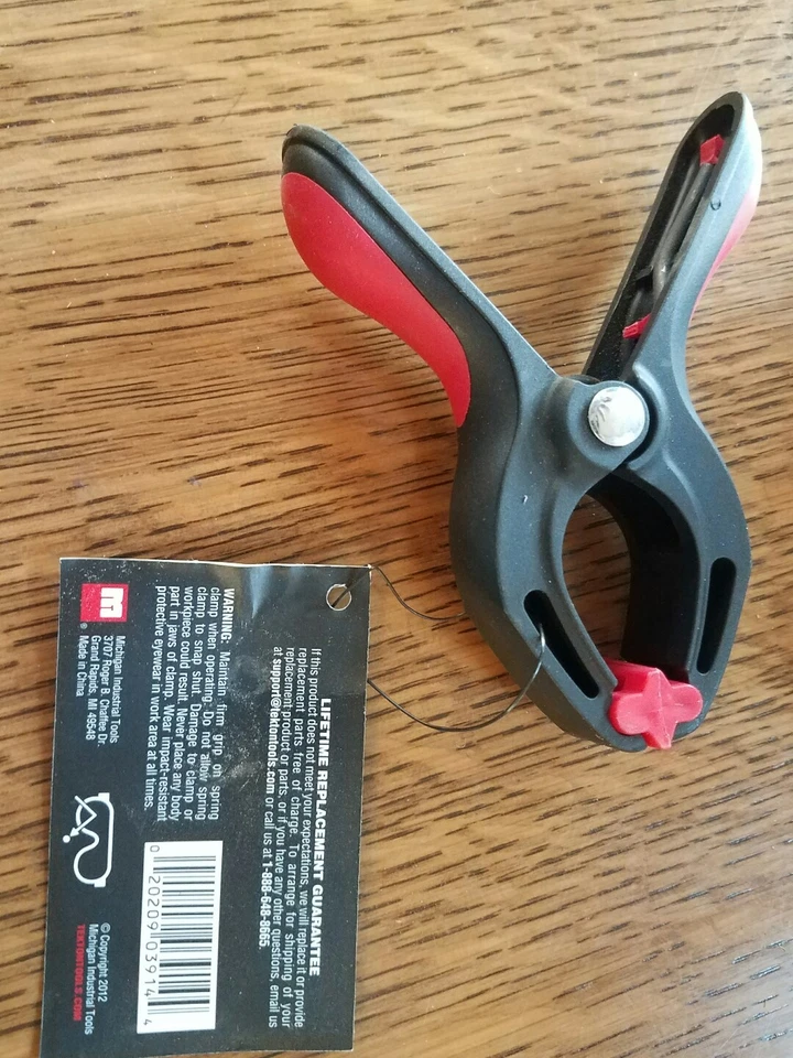 TEKTON 4" PREMIUM SUPERGRIP SPRING CLAMP 3914 BOX OF 4 LIFETIME REPLACEMENT  - Image 2 of 3