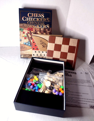 Spin Master Game Gallery Chess Checkers Chinese Checkers Family Games ...