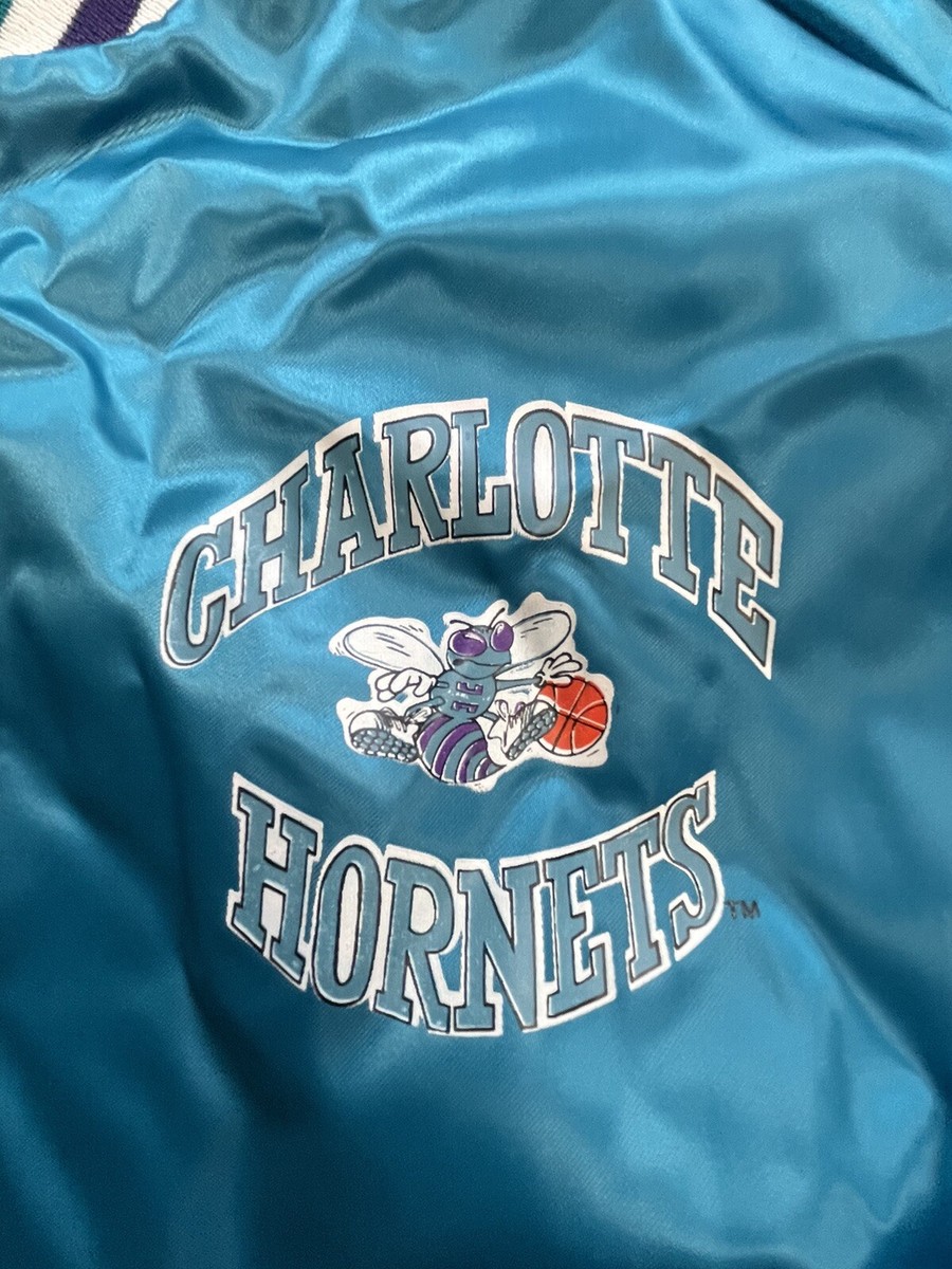Charlotte Hornets ジャケット NBA chalk line Vintage NBA Charlotte Hornets Chalk Line Starter Jacket