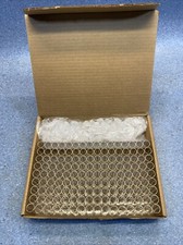 Fisherbrand 03-339-26B Type I Glass Vials Plastic Caps/Plugs 15x45mm 1DR Qty 144