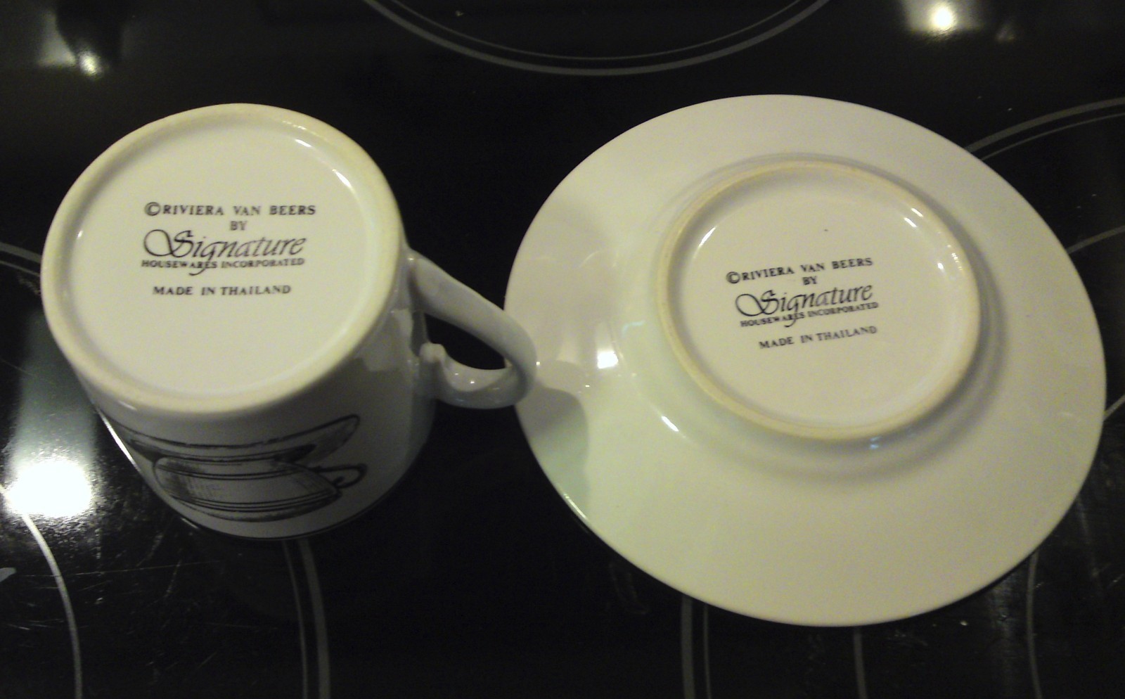 RIVIERA VAN BEERS BY SIGNATURE DEMITASSE CUP AND SAUCER eBay