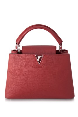 outlet louis vuitton m94633 capucines mm tote bag taurillon leather Pre-Owned Louis Vuitton Taurillon Capucines BB (Red; Taurillon Leather) | eBay