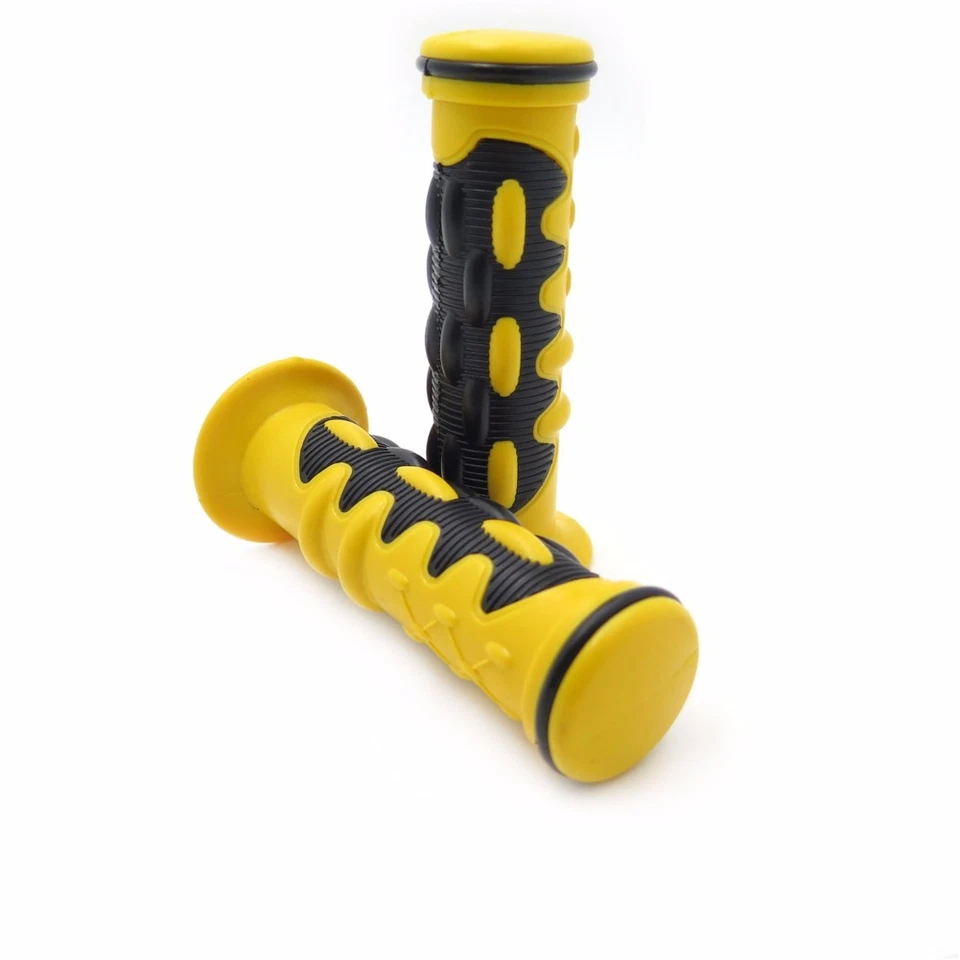 Comfort Yellow Gel Hand Grips 22mm 7/8" For Sportsbike Motorcycle ATV KTV Honda Foto 3 de 4