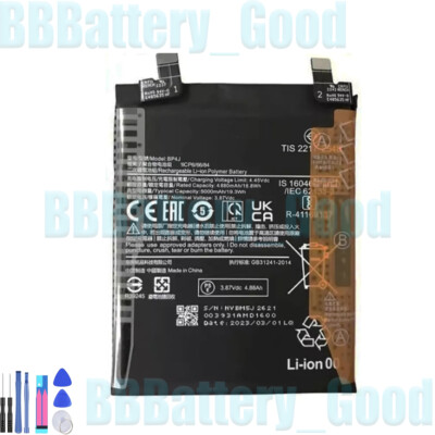 BP4J 5000mAh Phone Battery For Redmi Note 12 Pro+ note12pro plus