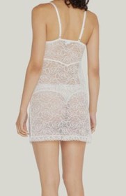 $161 Epure Lise Charmel Women's Ivory Dentelle Floral Nighty Size FR 0 / US XS