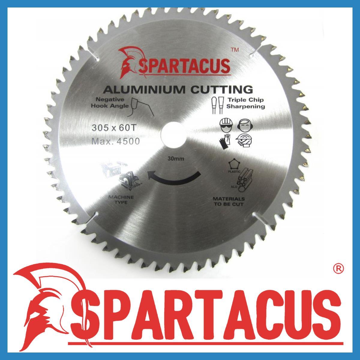 Spartacus Aluminium Cutting Saw Blade 305 mm x 60 Teeth x 30mm Dewalt DW706