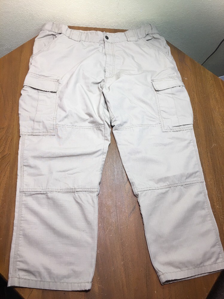 Men's 5.11 Tactical Series Beige Cargo Pants 39x27” Measured