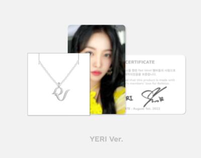 red velvet 8th anniversary ネックレス トレカ RED VELVET 8th Anniversary OFFICIAL MD GOODS Necklace Set +