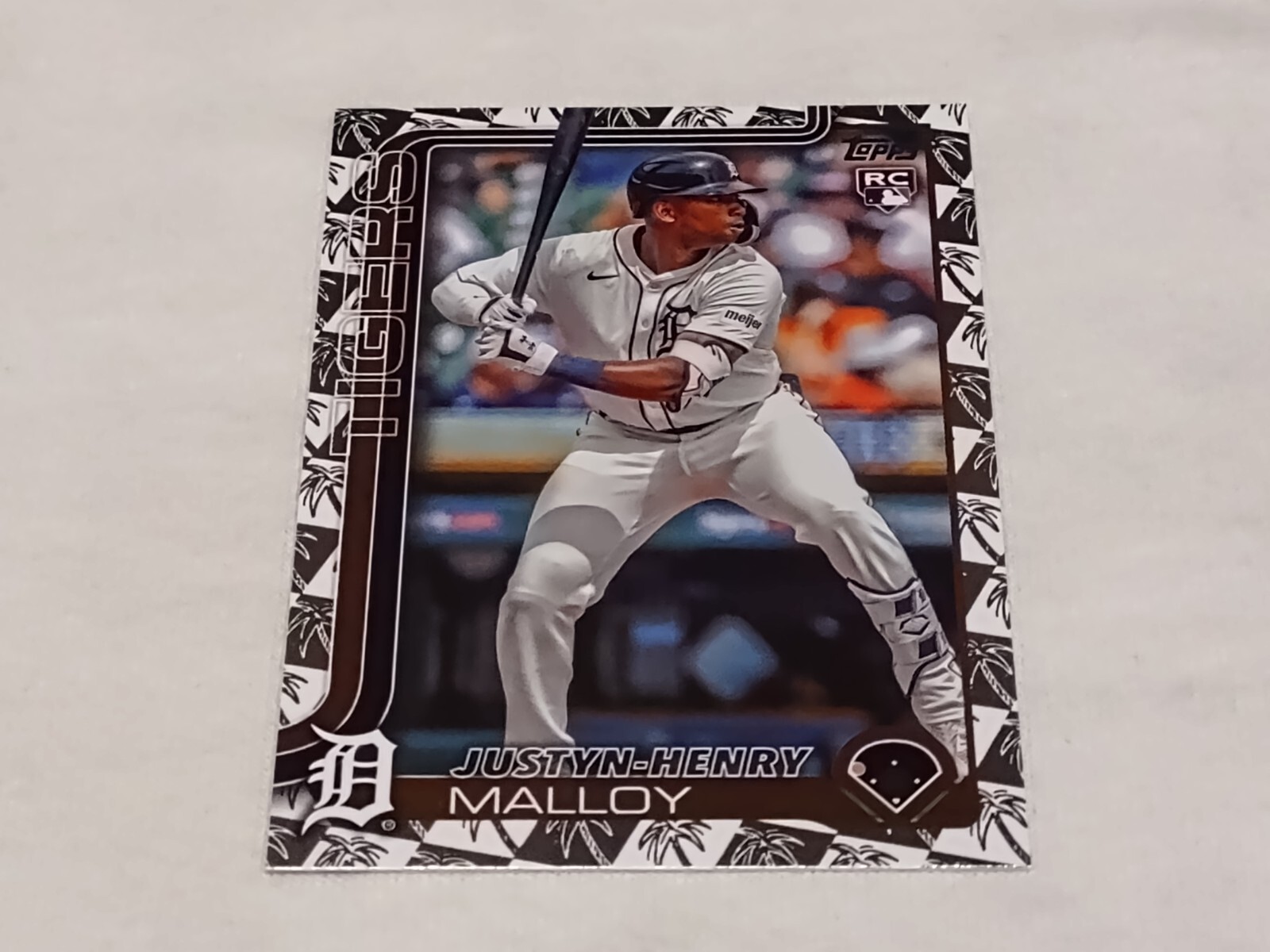 Justyn-Henry Malloy 2025 Topps Spring Training Foil #269 Rookie Parallel Tigers