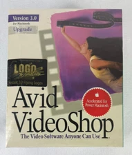 Avid VideoShop 3.0 Upgrade for Macintosh – Sealed Big Box CD-ROM Software