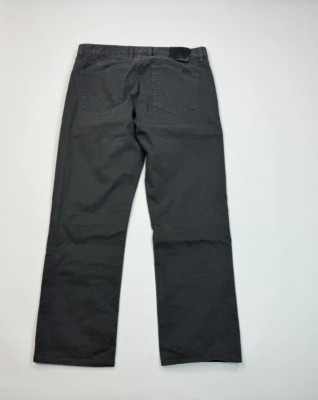 Alberto Modern Fit Printed Satin Pants Mens 38 $255 Stone Gray Cotton 5 Pockets