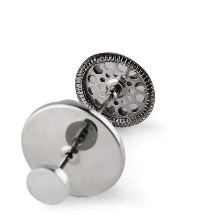 Nuevo pequeño acero inoxidable prensa francesa 12 oz émbolo de café olla cafetera tetera Foto 4 de 4