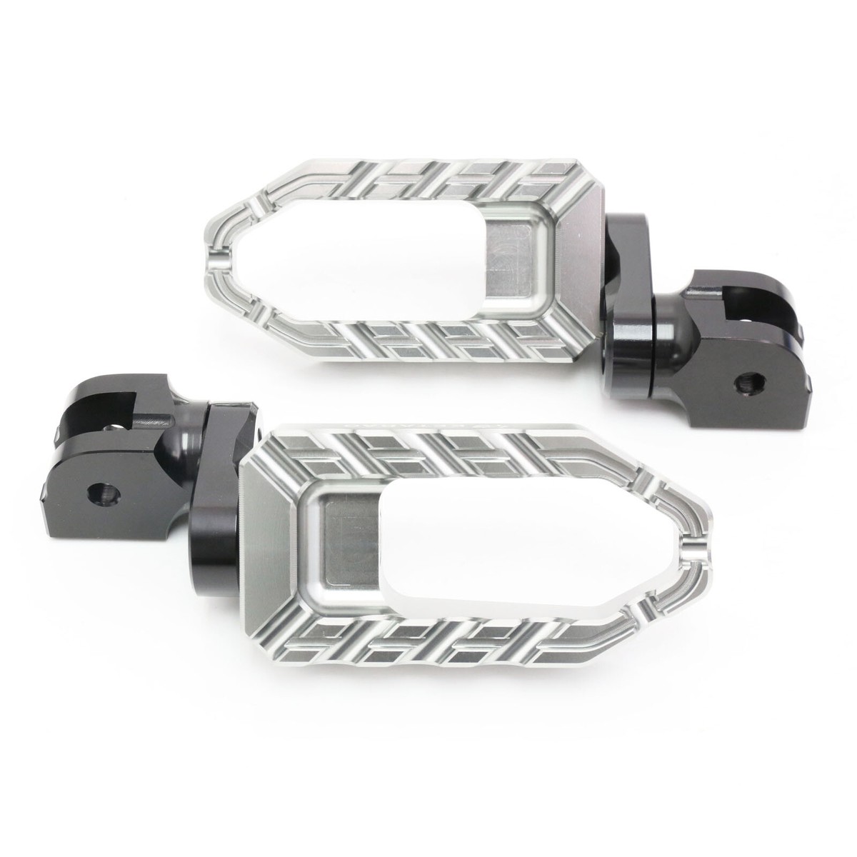 BUZZ 1.5 inch Lower Front Foot Pegs Titanium For Honda