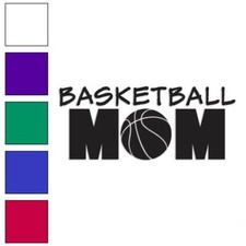 Basketball Mom, Vinyl Decal Sticker, Multiple Colors Sizes 3355
