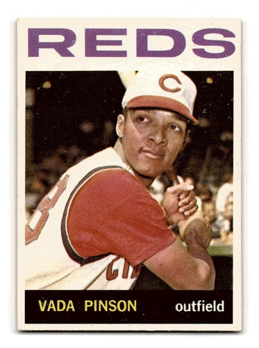 Vada Pinson 1964 Topps #80 Cincinnati Reds Vintage VG-EX