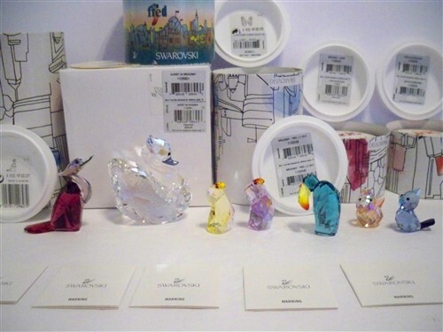 SWAROVSKI BIRDS ON BROADWAY SET - AUDREY JENNA JUSTIN GINGER FRED