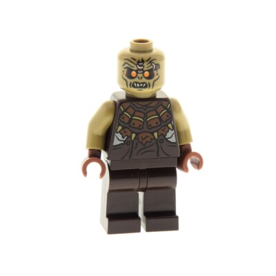 1x Lego Minifigure Hobbit Lord of the Rings Mordor Orc Brown Bald 79007 9476 lor024