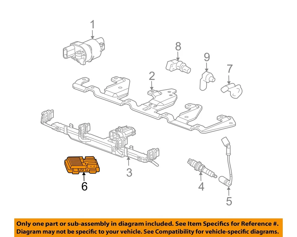 Módulo de control del motor usado (ECM) se adapta a: módulo de control electrónico Saturn Ion 2007 Foto 3 de 4