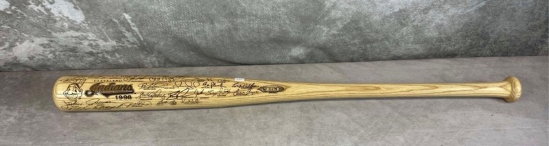 Cleveland Indians 1998 Season Laser Engraved Baseball Bat
