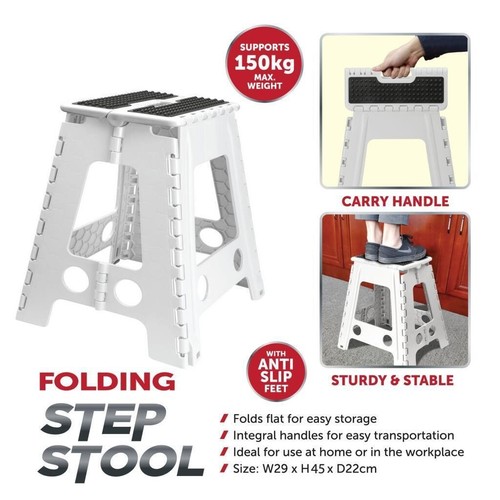 Foldable Step Stool Heavy Duty Multipurpose Portable Antislip Folding Home 150KG - Picture 40 of 41