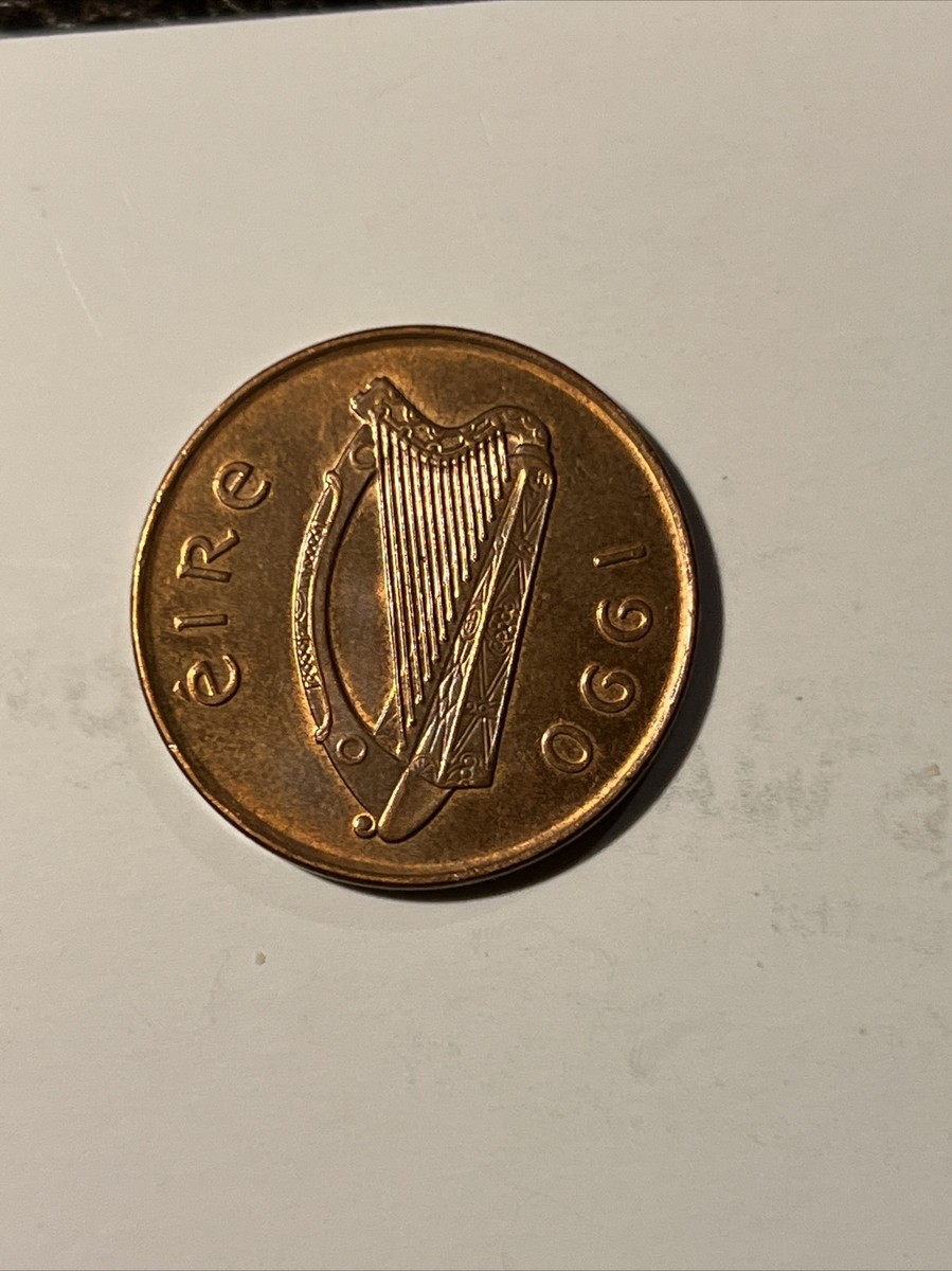 【90s】希少イアンリードIAN REID ブラウン系UK9 1990 Ireland Eire 2 Pence Coin VG | eBay