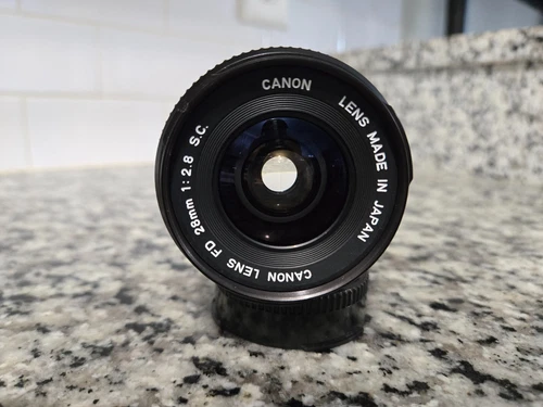 Canon 28mm f/2.8 S.C. FD Tested and Working!