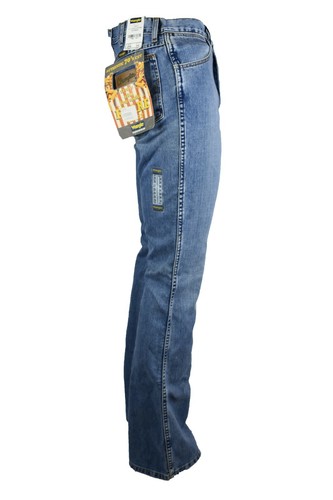 Wrangler jeans pantaloni da uomo a zampa bootcut svasati slim fit 28 w29 w30 w31 - Imagen 28 de 42