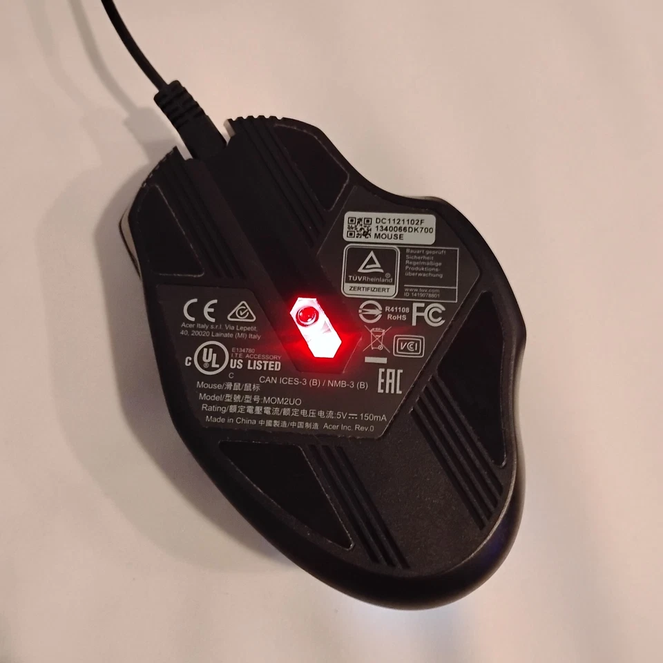 Acer Predator Cestus 320 RGB Ratón para Juegos Sobre la marcha DPI Shift, 6 Botones Foto 3 de 4