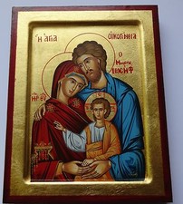 Hl.FAMILIE IKONE Josef Jesus Ikonen Icone Icon Holy Family Ikona Święta Rodzina