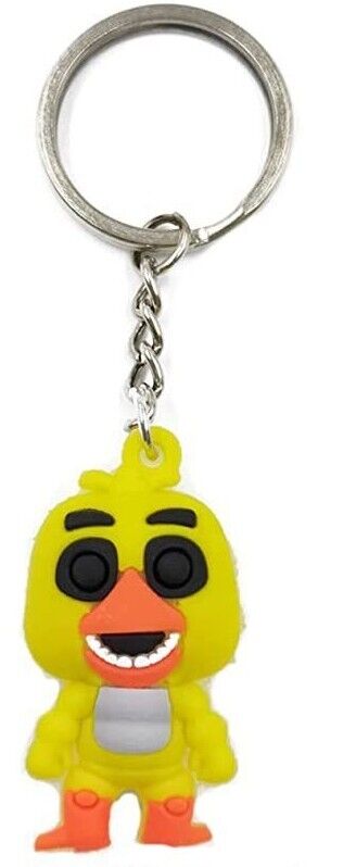 Five Nights At Freddys FNAF Keychain Figure 1.5 Withered Chica Yellow Bird