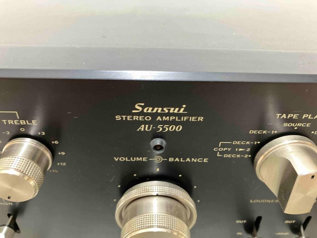 Sansui AU-5500 ステレオアンプ Sansui AU-5500 Integrated Amp Fully Restored demo Alan