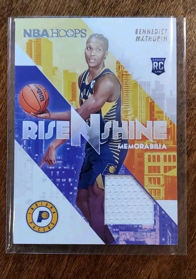 2022-23 NBA Hoops - Rise N Shine Memorabilia #RS-BM Bennedict Mathurin (MEM, RC)