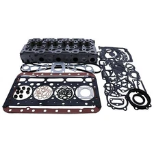 For Kubota V2203 & Bobcat Complete Cylinder Head + Full Gasket Kit